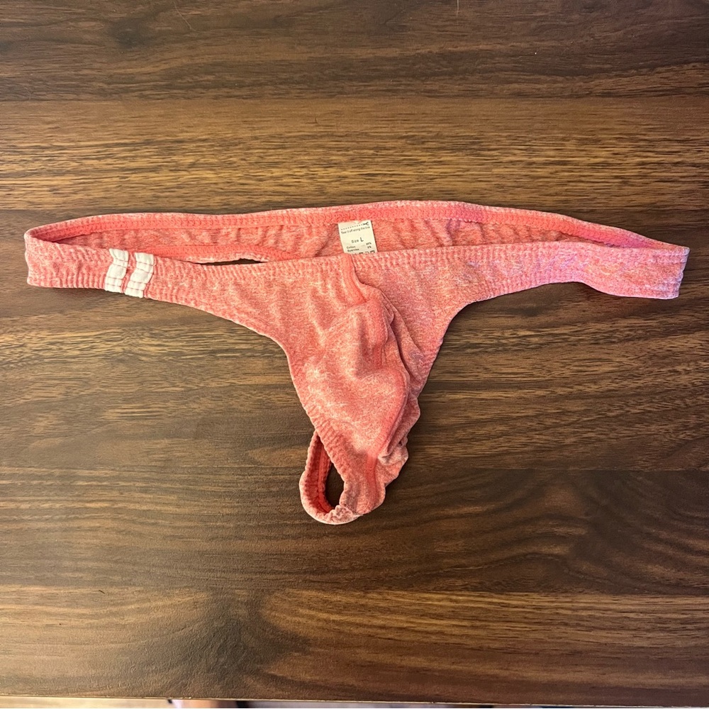 Men’s pink thong